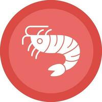 Shrimp Vector Icon Design