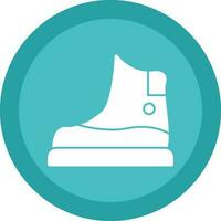 Snow boot Vector Icon Design