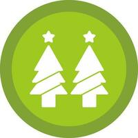 diseño de icono de vector de árbol de navidad