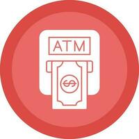 Atm machine Vector Icon Design