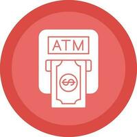 Atm machine Vector Icon Design