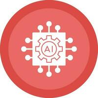 Artificial intelligence Vector Icon Design