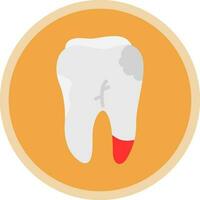 caries vector icono diseño