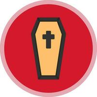 Coffin Vector Icon Design