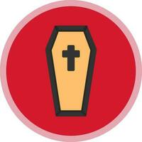 Coffin Vector Icon Design