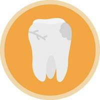 caries vector icono diseño