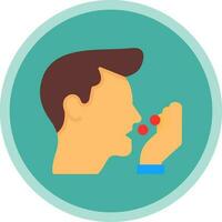 Cough Vector Icon Design