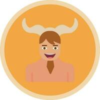 Satyr Vector Icon Design