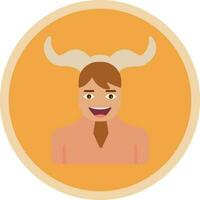 Satyr Vector Icon Design