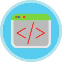 Web coding Vector Icon Design