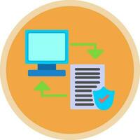 Data transfer Vector Icon Design