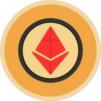 ethereum vector icono diseño