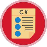 CV Vector Icon Design