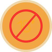 Prohibited Vector Icon Design