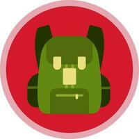 Backpack Vector Icon Design