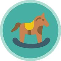 caballo juguete vector icono diseño