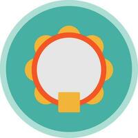 Tambourine Vector Icon Design