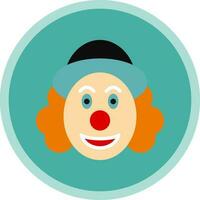 diseño de icono de vector de payaso