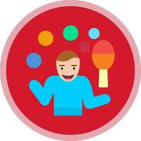 Juggling Vector Icon Design