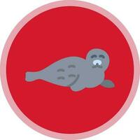 Seal Vector Icon Design