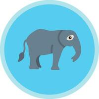 diseño de icono de vector de elefante