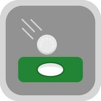 Hole in one Vector Icon Design