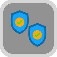 Shields Vector Icon Design