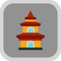 Temple Vector Icon Design