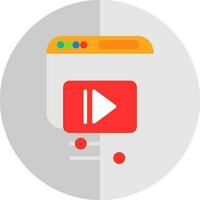 Video web Vector Icon Design
