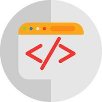 Web coding Vector Icon Design