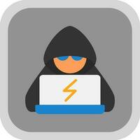 diseño de icono de vector de hacker