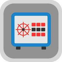 Safe locker Vector Icon Design