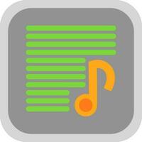 Playlist Vector Icon Design