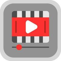 diseño de icono de vector de vídeo