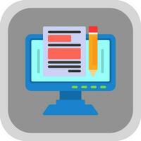 Blogger Vector Icon Design