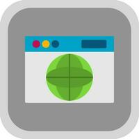 Web browser Vector Icon Design