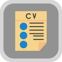 CV Vector Icon Design