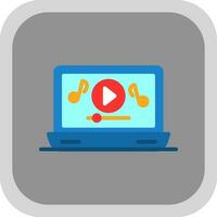 Music video Vector Icon Design