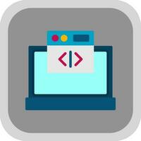 Web coding Vector Icon Design