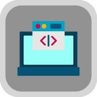 Web coding Vector Icon Design