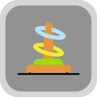 Ring toss Vector Icon Design