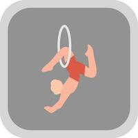 Trapeze artist Vector Icon Design