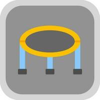 Trampoline Vector Icon Design