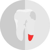 caries vector icono diseño