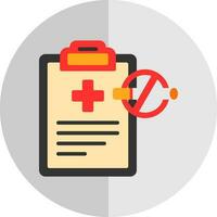 Medical report Vector Icon Design