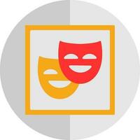 diseño de icono de vector de teatro