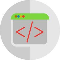 Web coding Vector Icon Design