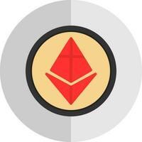 ethereum vector icono diseño