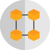 Blockchain Vector Icon Design