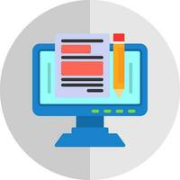 Blogger Vector Icon Design